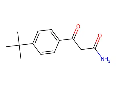 3-(4-Tert-butylphenyl)-3-oxopropanamide structure