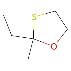 1,3-Oxathiolane, 2-ethyl-2-methyl- structure