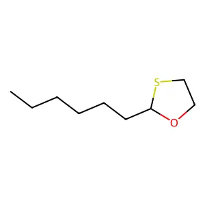 2-Hexyl-1,3-oxathiolane structure