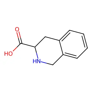 1,2,3,4-四氢异喹啉-3-甲酸 structure