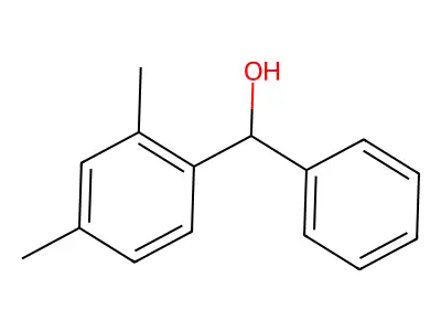 (2,4-Dimethylphenyl)(phenyl)methanol structure