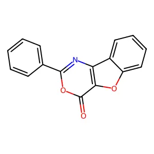 2-Phenyl-4H-[1]benzofuro[3,2-d][1,3]oxazin-4-one structure