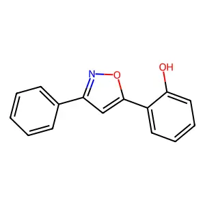 2-(3-Phenyl-5-isoxazolyl)phenol structure