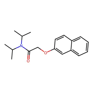 2-naphthalen-2-yloxy-N,N-di(propan-2-yl)acetamide structure