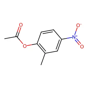2-Methyl-4-nitrophenyl acetate structure