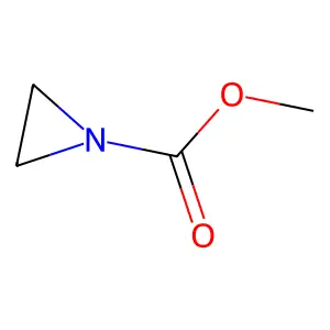Methyl aziridine-1-carboxylate structure
