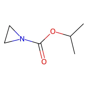 Aziridinecarboxylic acid, isopropyl ester structure