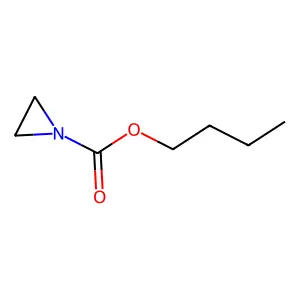 Aziridinecarboxylic acid, butyl ester structure