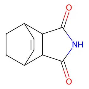 4,7-Ethano-1H-isoindole-1,3(2H)-dione, 3a,4,7,7a-tetrahydro- structure