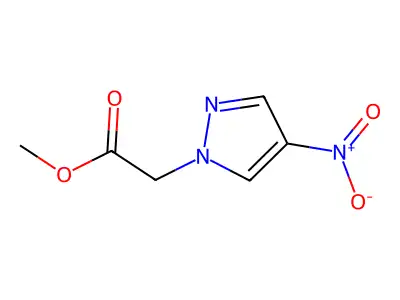 methyl (4-nitro-1H-pyrazol-1-yl)acetate structure