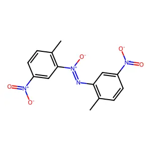 Bis(2-methyl-5-nitrophenyl)diazene 1-oxide structure