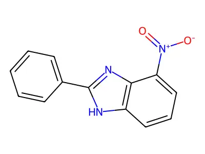 4-nitro-2-phenyl-1H-benzimidazole structure