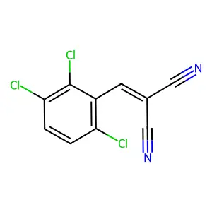Malononitrile, (2,3,6-trichlorobenzylidene)- structure