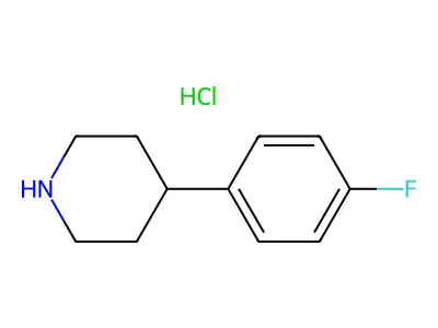 4-(4-Fluorophenyl)piperidine structure