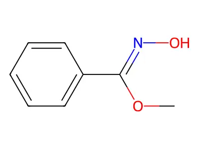 Methyl N-hydroxybenzimidate structure