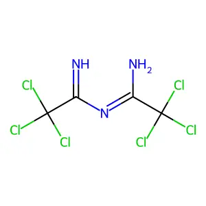 Ethanimidamide, N-(1-amino-2,2,2-trichloroethylidene)-2,2,2-trichloro- structure