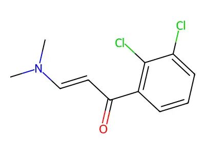 1-(2,3-Dichlorophenyl)-3-(dimethylamino)prop-2-en-1-one structure