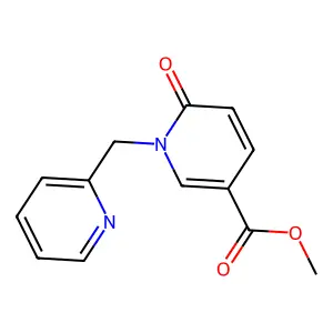 Methyl 6-oxo-1-(pyridin-2-ylmethyl)pyridine-3-carboxylate structure