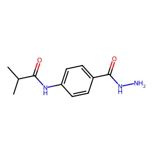 N-[4-(Hydrazinocarbonyl)phenyl]-2-methylpropanamide structure