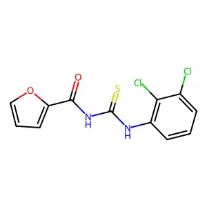 N-[(2,3-dichlorophenyl)carbamothioyl]furan-2-carboxamide structure
