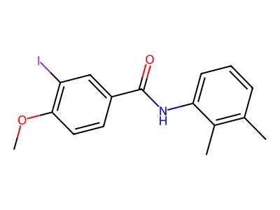 N-(2,3-dimethylphenyl)-3-iodo-4-methoxybenzamide structure