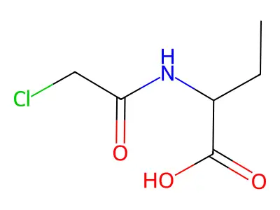 N-Chloroacetyl-DL-2-aminobutyric Acid structure