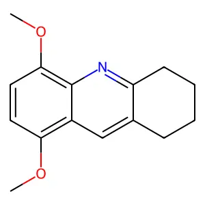 5,8-Dimethoxy-1,2,3,4-tetrahydroacridine structure