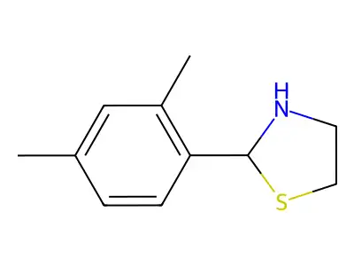 2-(2,4-Dimethylphenyl)-1,3-thiazolidine structure