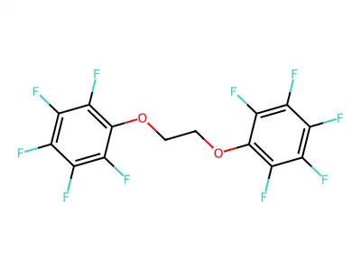 1,2,3,4,5-Pentafluoro-6-[2-(2,3,4,5,6-pentafluorophenoxy)ethoxy]benzene structure