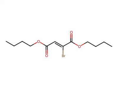 dibutyl (Z)-2-bromobut-2-enedioate structure