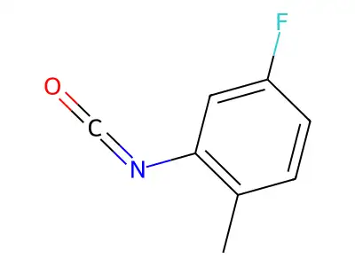 5-Fluoro-o-tolyl isocyanate structure