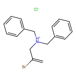 N,N-Dibenzyl-2-bromoprop-2-en-1-amine--hydrogen chloride (1/1) structure