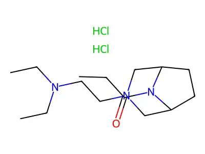 3-(2-Diethylaminoethyl)-8-propionyl-3,8-diazabicyclo(3.2.1)octane dihydrochloride structure
