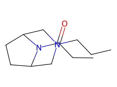 3,8-Diazabicyclo(3.2.1)octane, 8-propionyl-3-propyl- structure