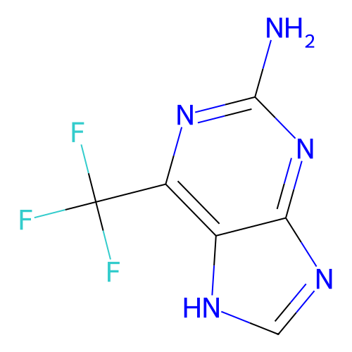6-(Trifluoromethyl)-9H-purin-2-amine structure