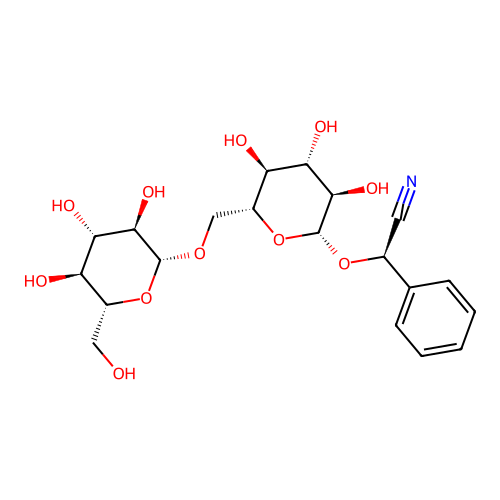 扁桃苷 structure