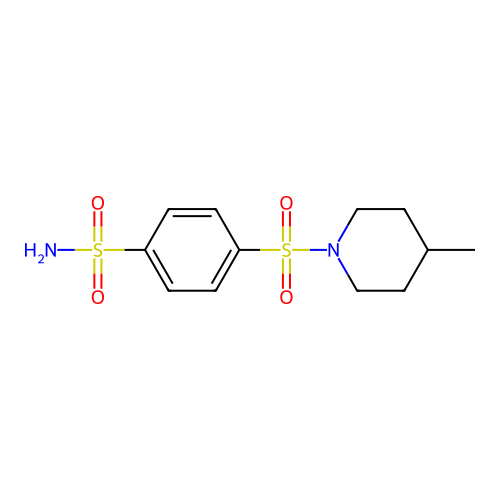 4-[(4-Methylpiperidyl)sulfonyl]benzenesulfonamide structure