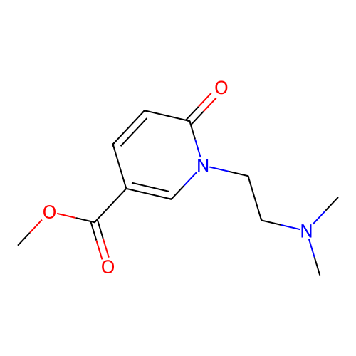 Methyl 1-(2-(dimethylamino)ethyl)-6-oxo-1,6-dihydropyridine-3-carboxylate structure