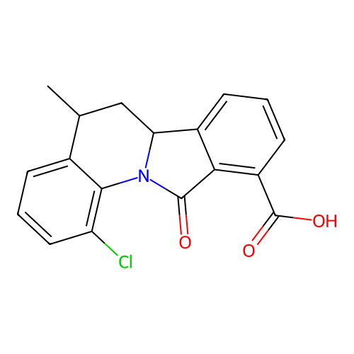 C18H14ClNO3 structure