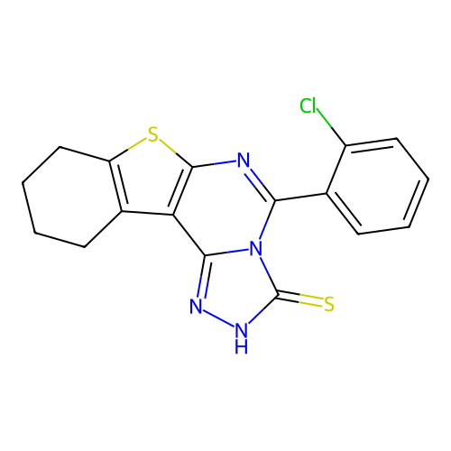 C17H13ClN4S2 structure