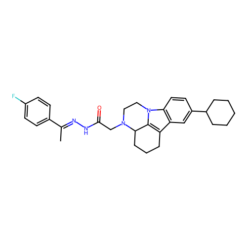 C30H35FN4O structure