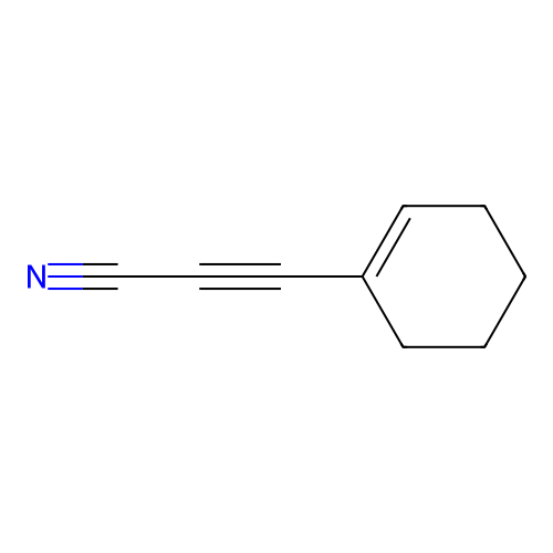 3-Cyclohex-1-enylprop-2-ynenitrile structure