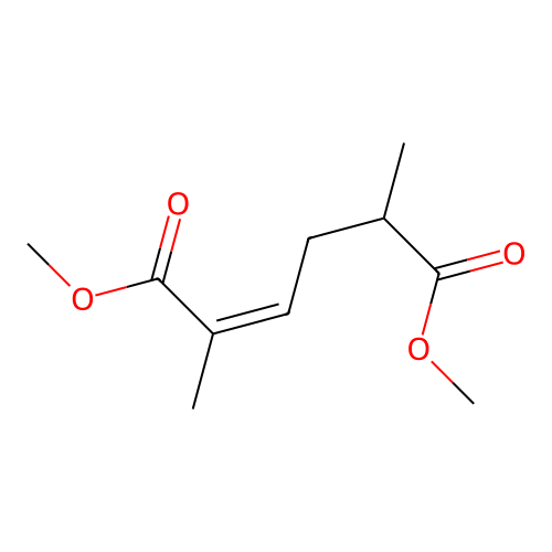 1,6-Dimethyl 2,5-dimethylhex-2-enedioate structure