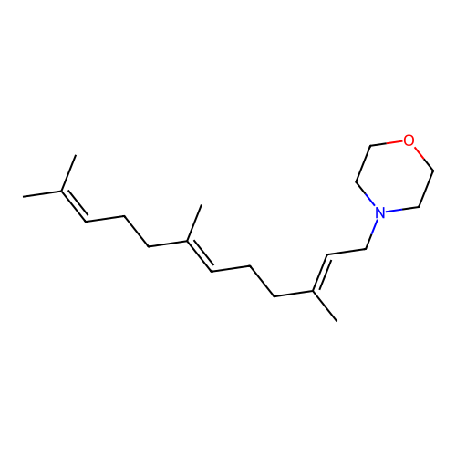 Morpholine, 4-(3,7,11-trimethyl-2,6,10-dodecatrienyl)- structure