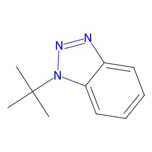 1-Tert-butylbenzotriazole structure