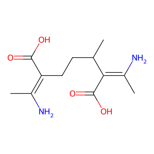 1-Methylpropane-1,3-diyl bis(3-aminobut-2-enoate) structure