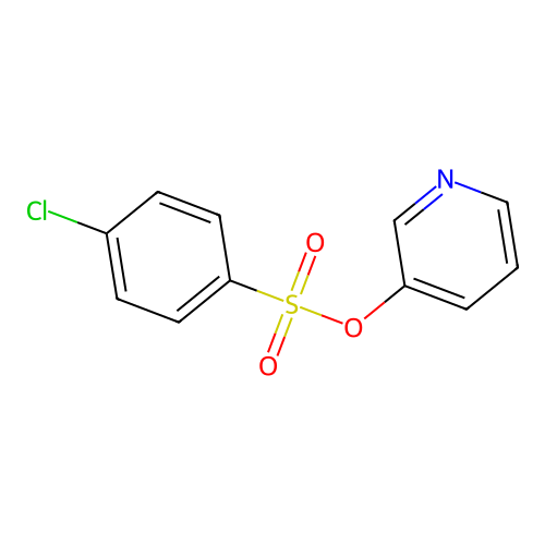 Pyridin-3-yl 4-chlorobenzenesulfonate structure