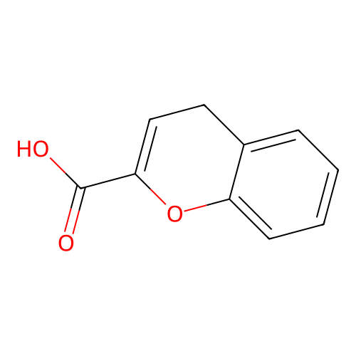 4H-1-Benzopyran-2-carboxylic acid structure