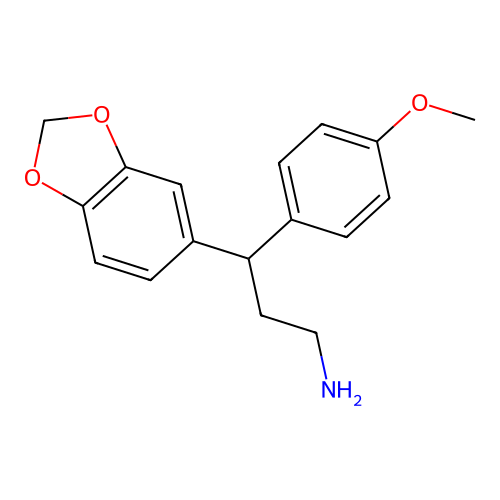 3-(1,3-Benzodioxol-5-yl)-3-(4-methoxyphenyl)propan-1-amine structure