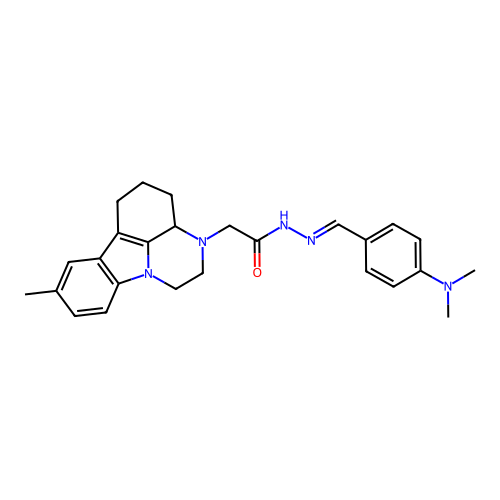 C26H31N5O structure